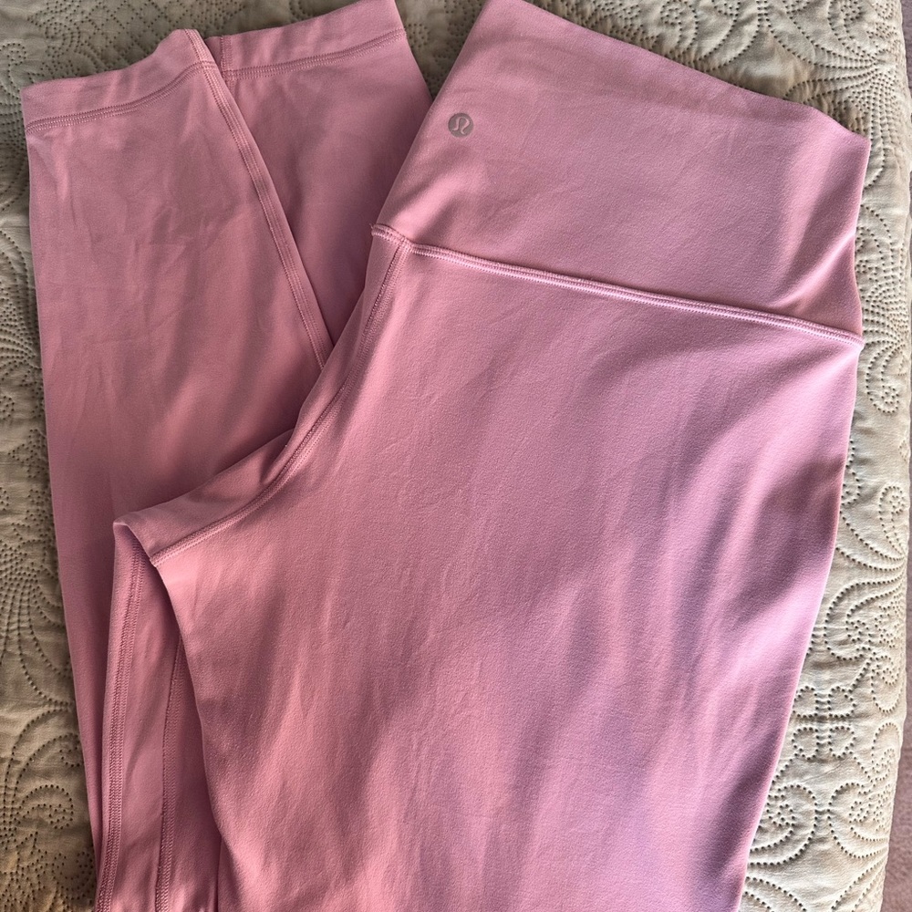 Lululemon Pink Peony Align Leggings